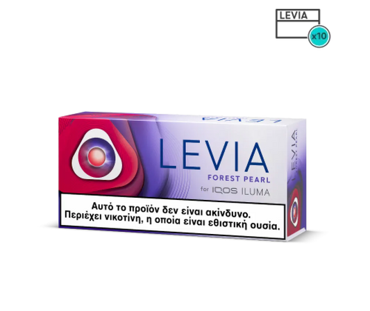 Levia forest pearl packaging for IQOS Iluma on a white background